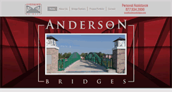 Desktop Screenshot of andersonbridges.com
